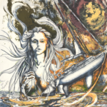 Opera d'arte mare navi